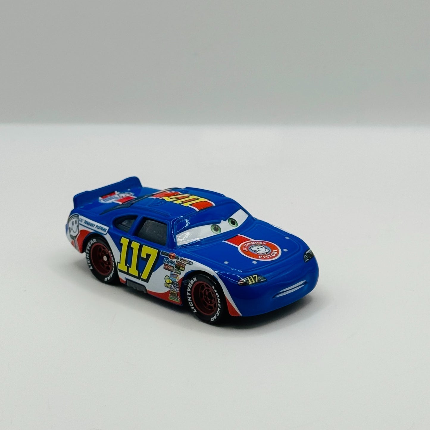 Disney Pixar Cars - RALPH CARLOW LIL TORQUEY PISTONS Piston Cup - 1:55 Diecast