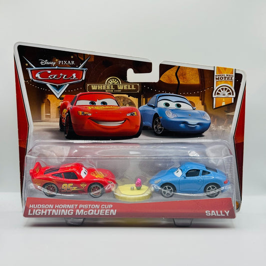 Disney Pixar Cars HHPC HUDSON HORNET PISTON CUP MCQUEEN SALLY TABLE 1:55 Diecast