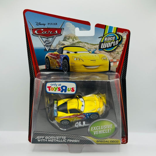 Disney Pixar Cars - JEFF GORVETTE WITH METALLIC FINISH TOYS R US - 1:55 Diecast