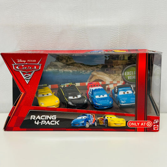 Disney Pixar Cars - WGP RACING 4-PACK BRUNO MOTOREAU Cars 2 2012 - 1:55 Diecast