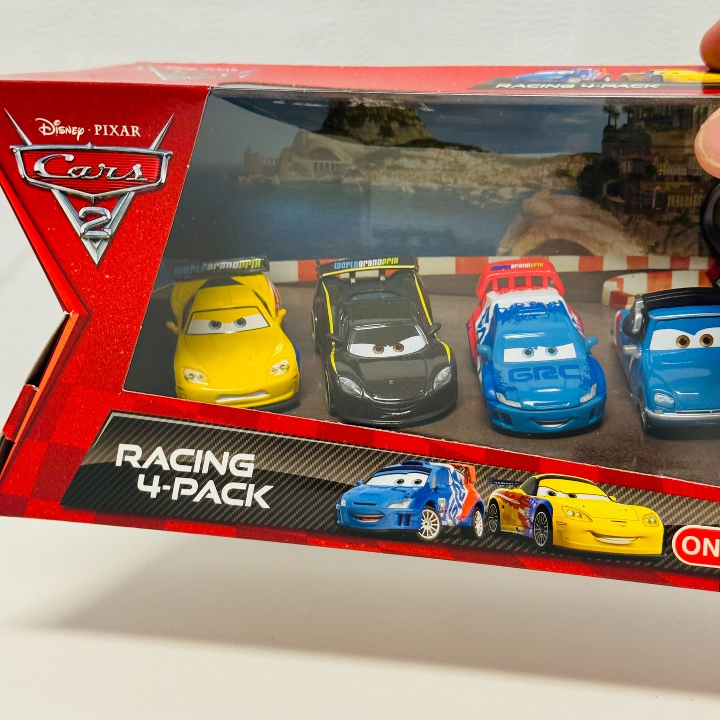 Disney Pixar Cars - WGP RACING 4-PACK BRUNO MOTOREAU Cars 2 2012 - 1:55 Diecast