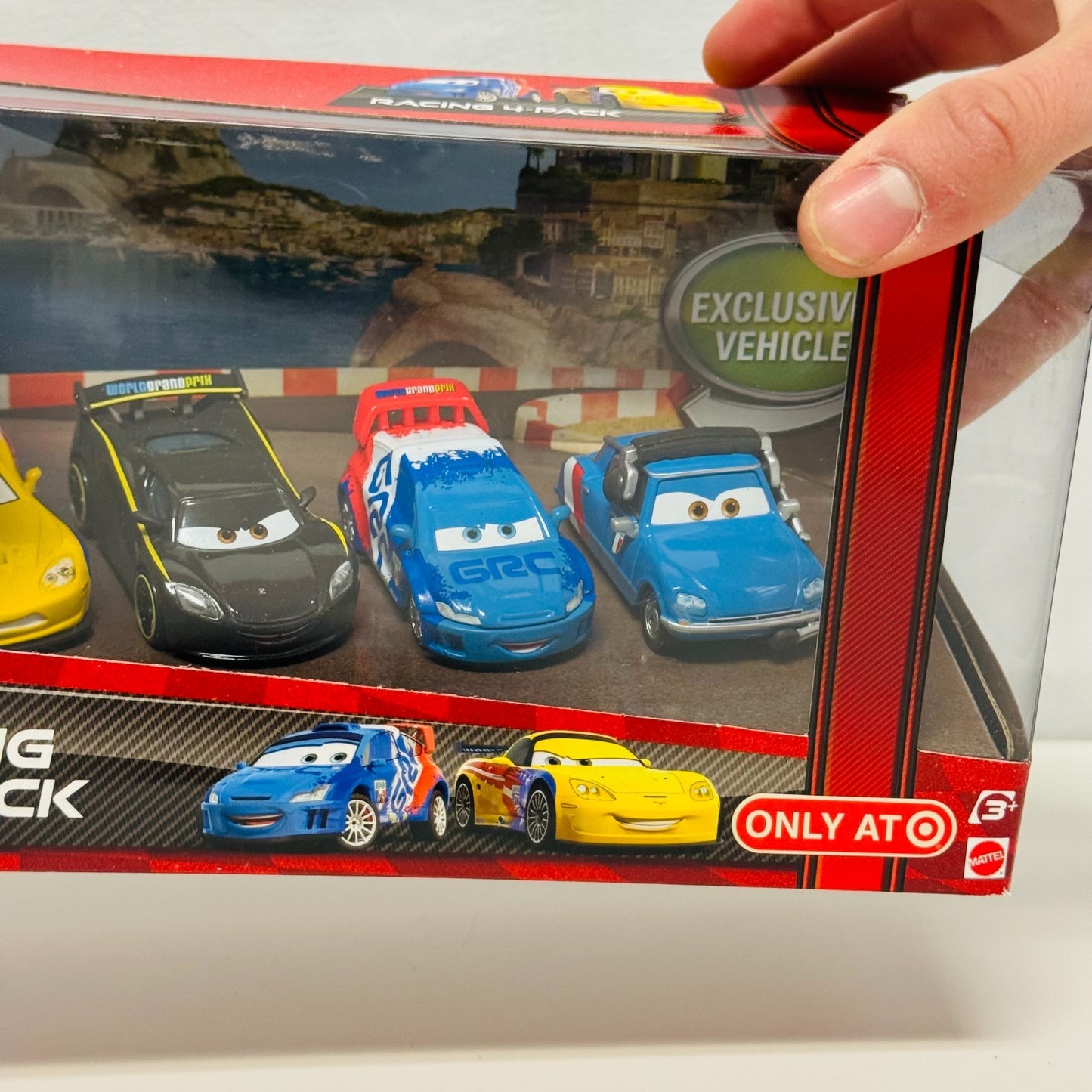 Disney Pixar Cars - WGP RACING 4-PACK BRUNO MOTOREAU Cars 2 2012 - 1:55 Diecast