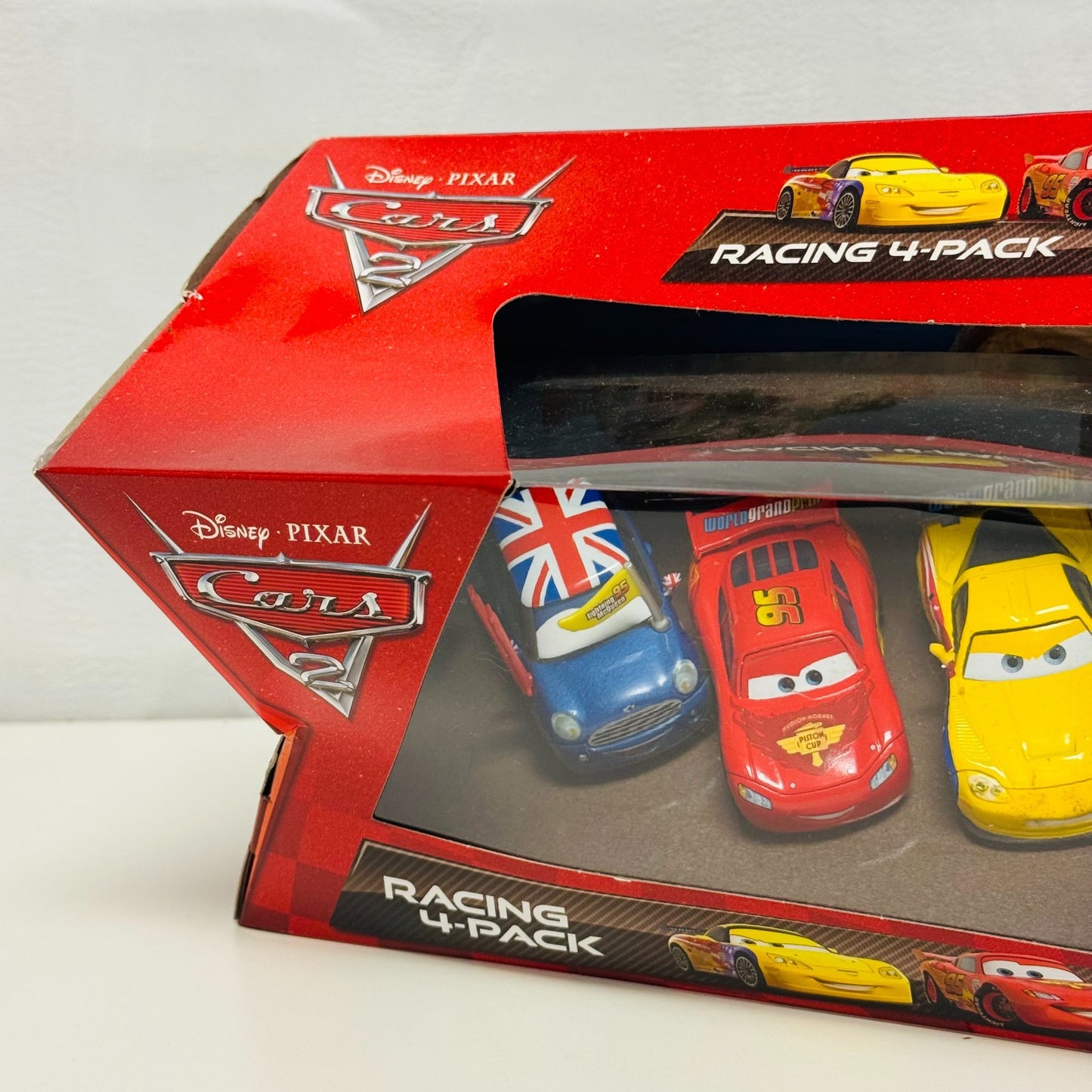 Disney Pixar Cars - WGP RACING 4-PACK RONNIE DEL COOPER Cars 2 2011 1:55 Diecast