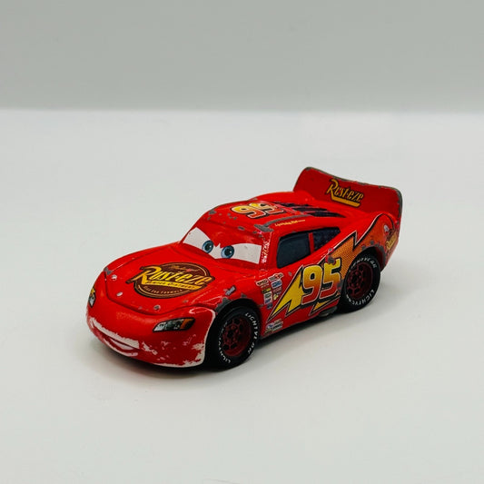 Disney Pixar Cars - DETERMINED LIGHTNING MCQUEEN Angry 2009 - 1:55 Diecast