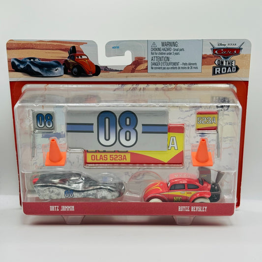 Disney Pixar Cars - ACCESSORY DATZ JAMMIN & ROYCE REVSLEY - 1:55 Diecast
