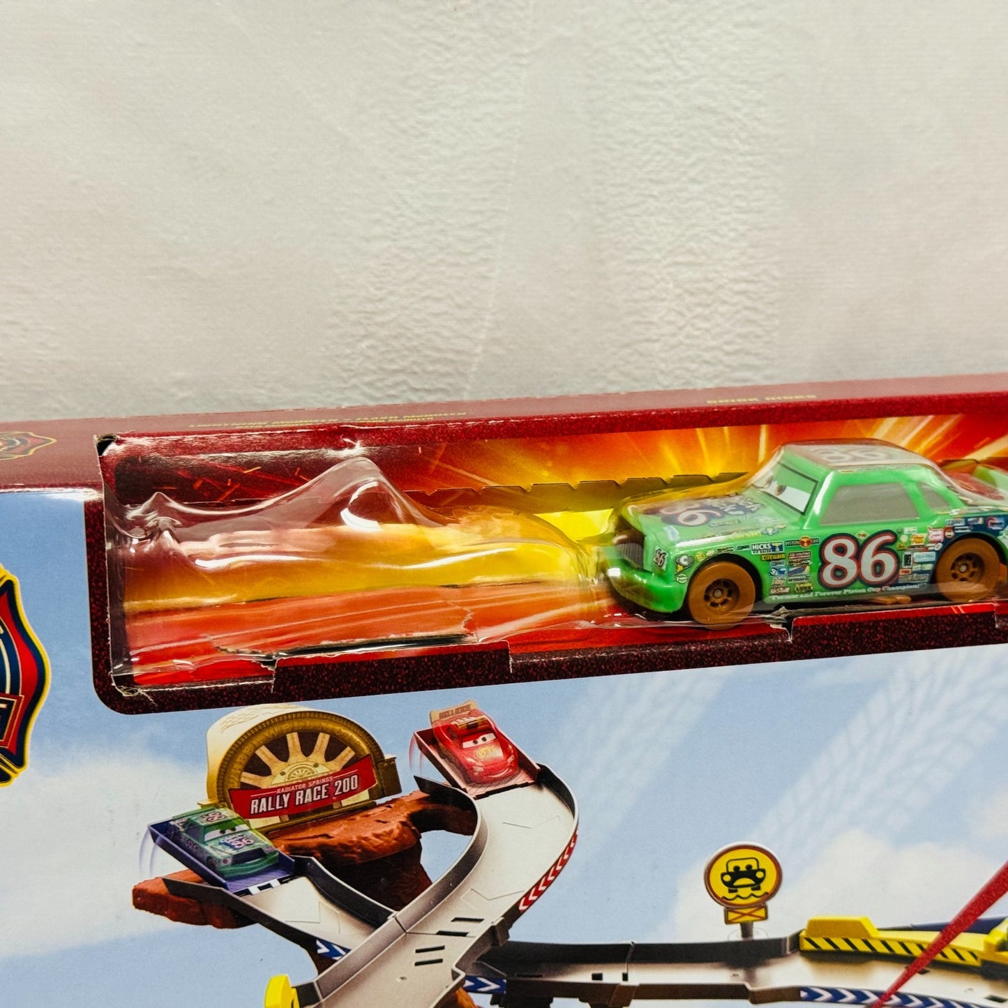 Disney Pixar Cars - RACE & RESCUE ROAD RACEWAY *NO MCQUEEN* PLAYSET 1:55 Diecast