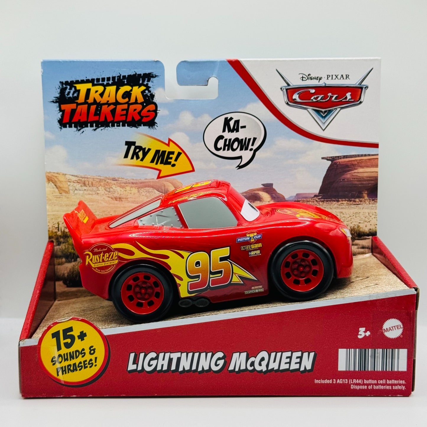 Disney Pixar Cars - TRACK TALKERS CARS 3 LIGHTNING MCQUEEN - LARGE TALKING