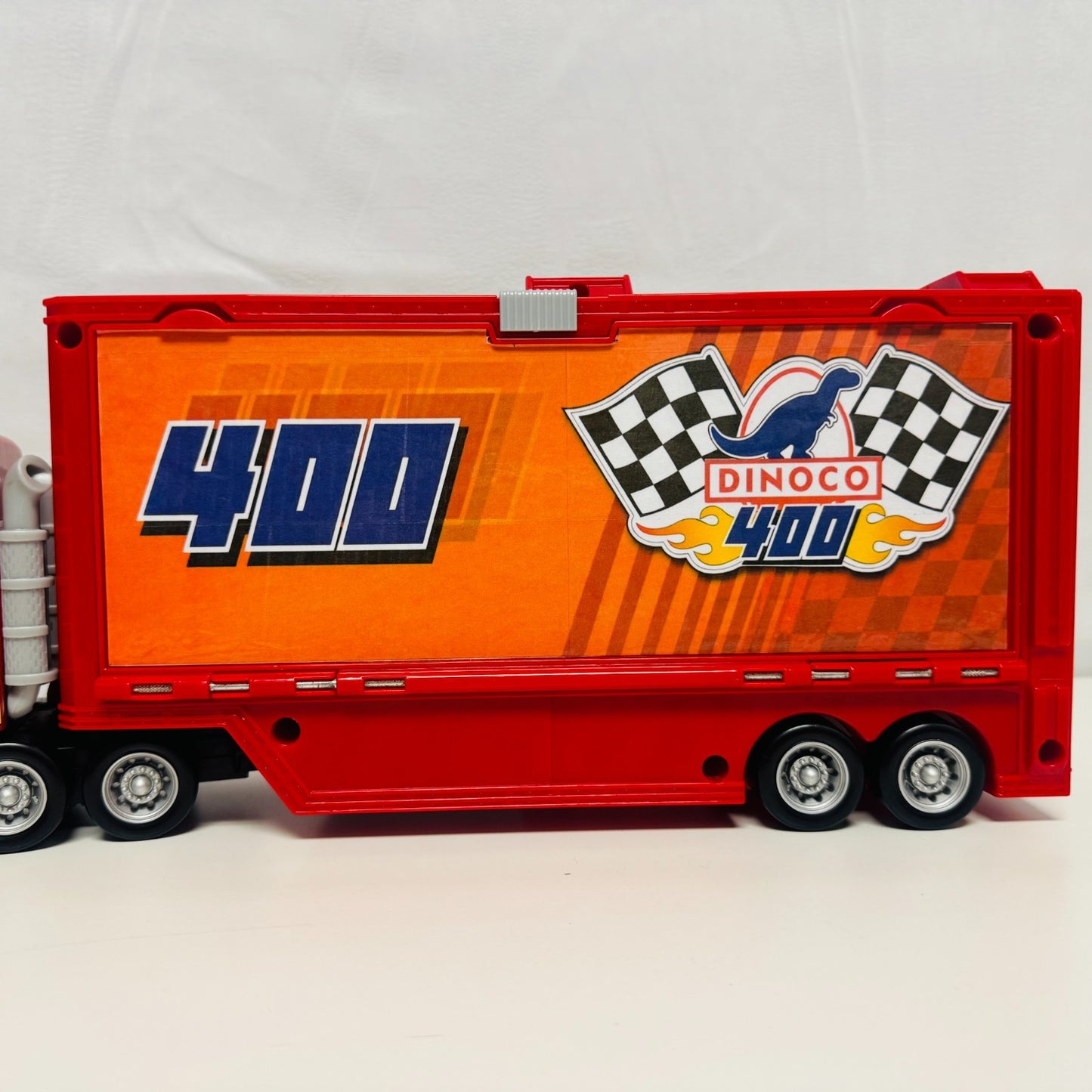 Disney Pixar Cars - TRACK TALKERS DINOCO 400 CHAT & HAUL MACK *CUSTOM* Lights Up