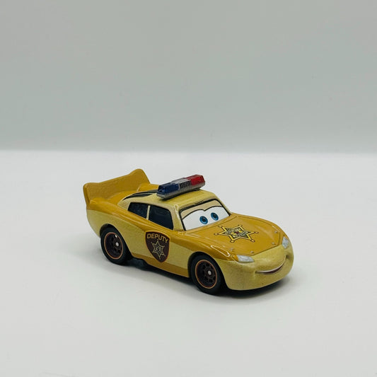 Disney Pixar Cars - LIGHTNING MCQUEEN DEPUTY HAZZARD On The Road - 1:55 Diecast