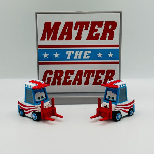 Disney Pixar Cars LUG & NUTTY 4PK VARIANTS + SIGN Mater The Greater 1:55 Diecast