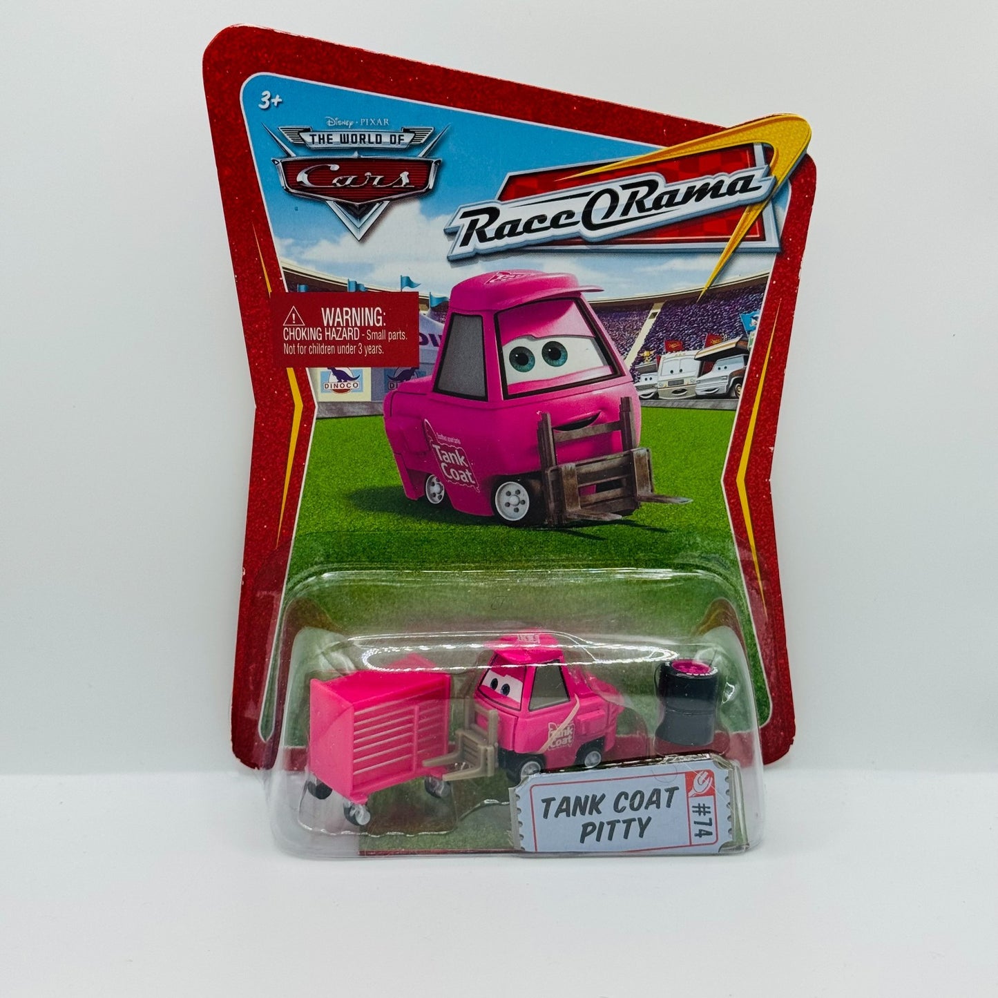 Disney Pixar Cars - TANK COAT PITTY JERRY Race O Rama 2009 - 1:55 Diecast