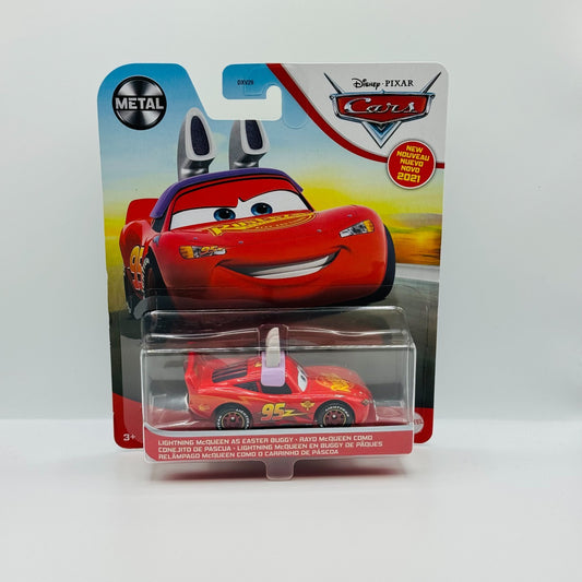 Disney Pixar Cars - LIGHTNING MCQUEEN AS EASTER BUGGY 2021 - 1:55 Diecast