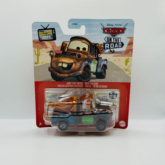 Disney Pixar Cars - ROAD TRIP MATER EXCITED RAISED FRONT V2 2023 - 1:55 Diecast