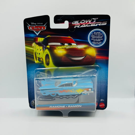 Disney Pixar Cars - GLOW RACERS BLUE RAMONE (Glow In The Dark) - 1:55 Diecast