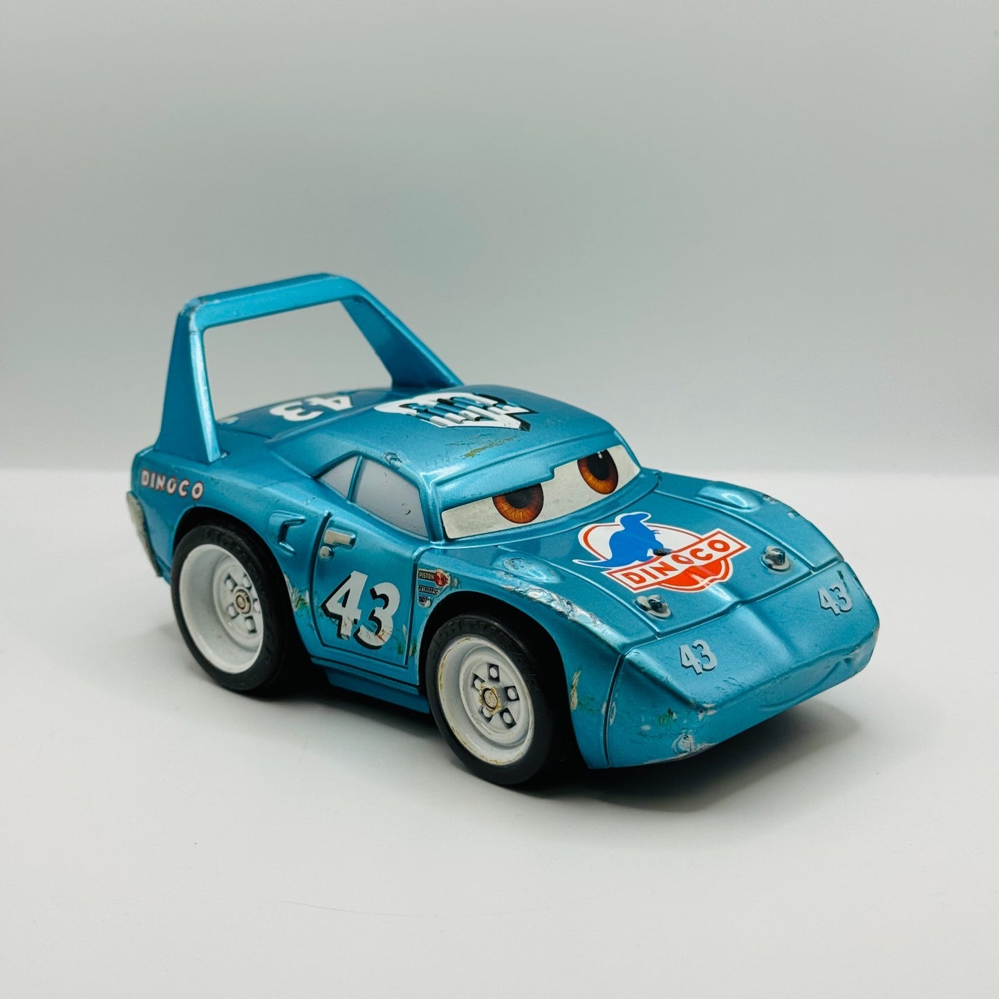 Disney Pixar Cars - SHAKE N GO METALLIC KING *NONWORKING* - Fisher Price 2007