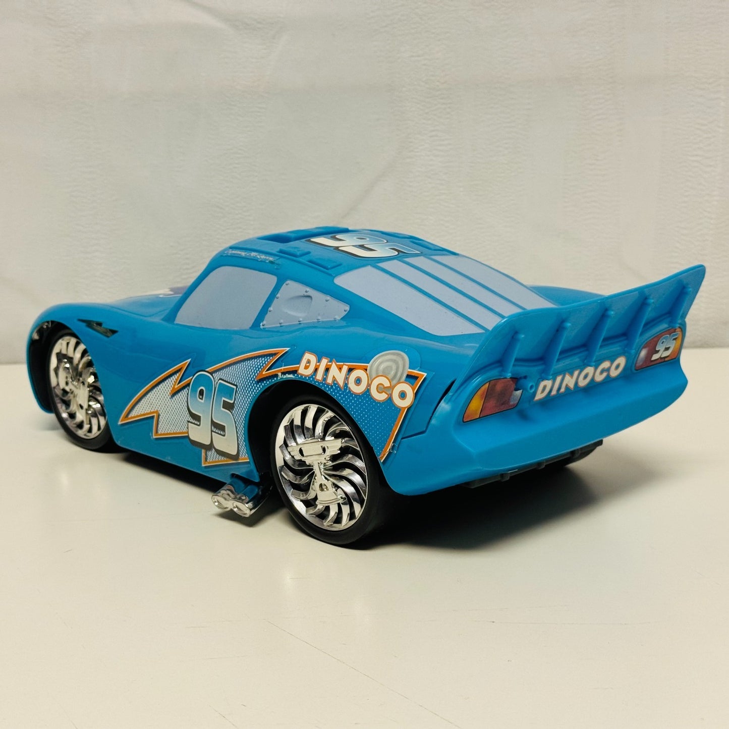 Disney Pixar Cars - LARGE 14" BLING BLING LIGHTNING MCQUEEN Rims Spin! - Working