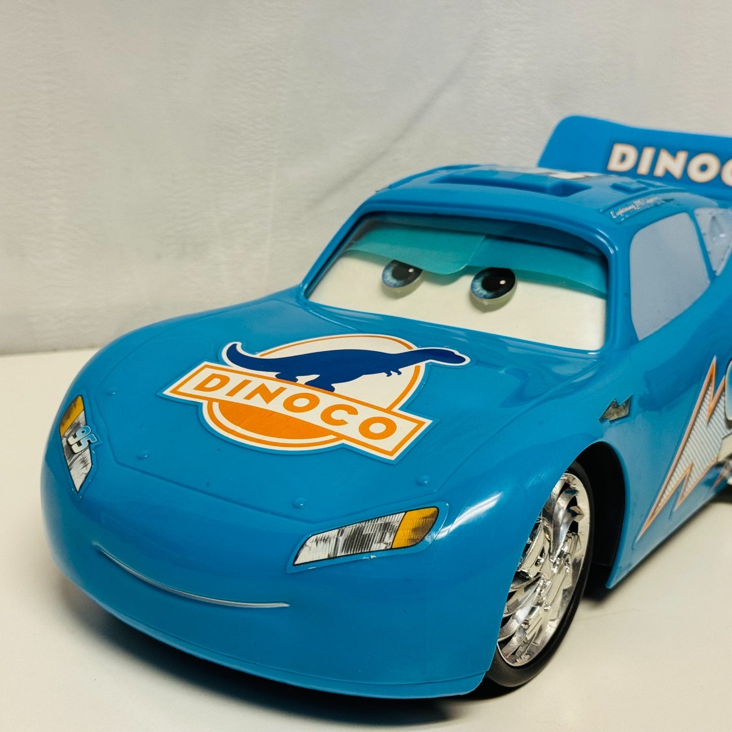 Disney Pixar Cars - LARGE 14" BLING BLING LIGHTNING MCQUEEN Rims Spin! - Working
