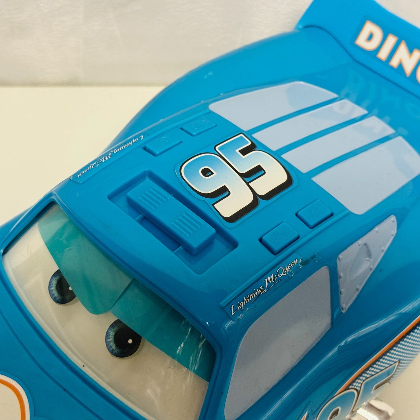 Disney Pixar Cars - LARGE 14" BLING BLING LIGHTNING MCQUEEN Rims Spin! - Working