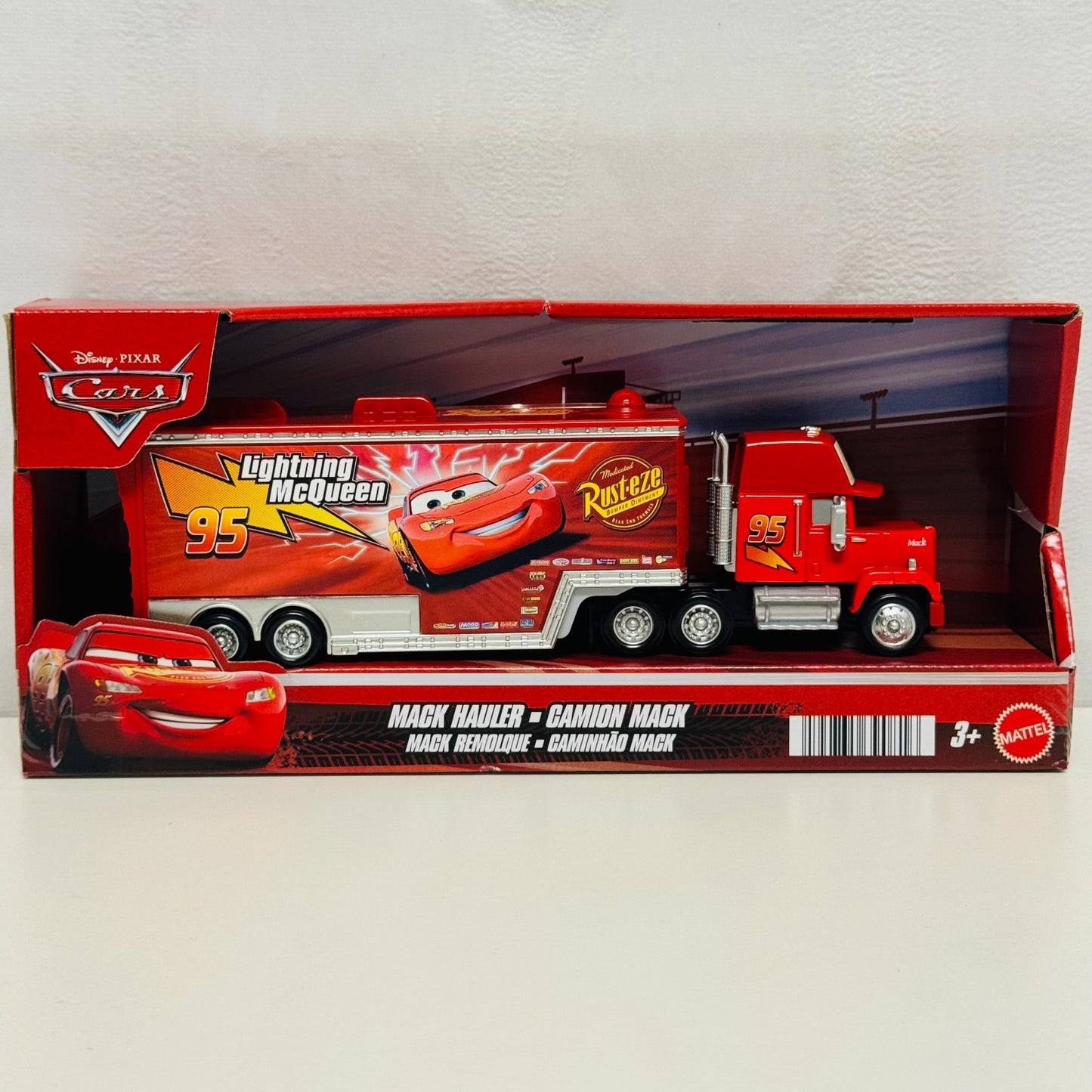 Disney Pixar Cars - CARS 1 MACK HAULER COLLECTION Truck & Trailer - 1:55 Diecast