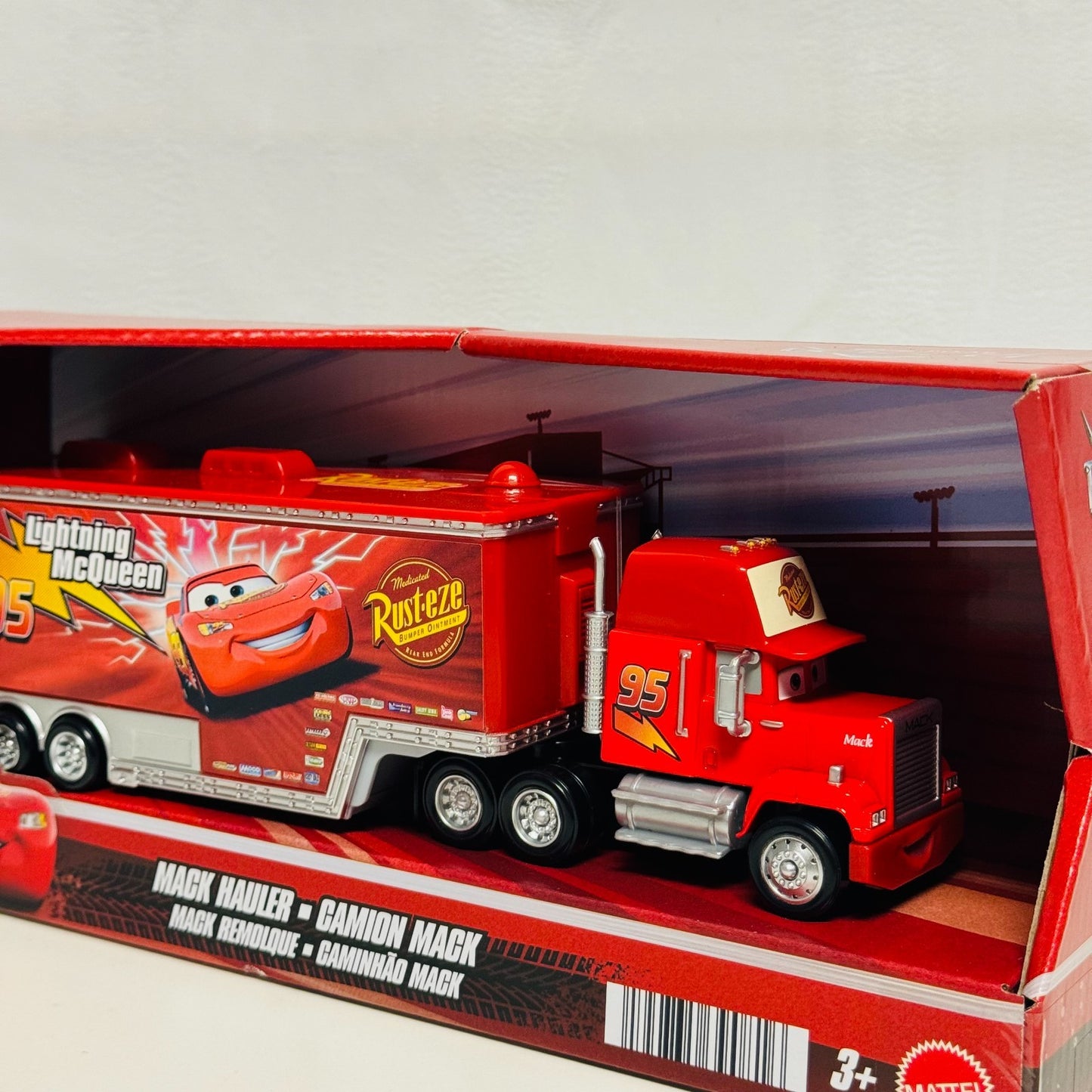 Disney Pixar Cars - CARS 1 MACK HAULER COLLECTION Truck & Trailer - 1:55 Diecast