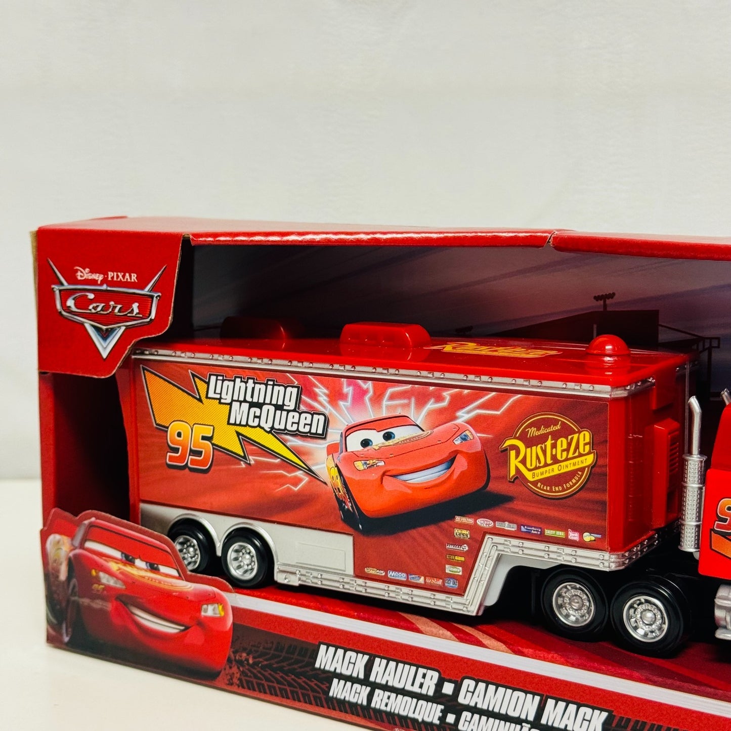 Disney Pixar Cars - CARS 1 MACK HAULER COLLECTION Truck & Trailer - 1:55 Diecast