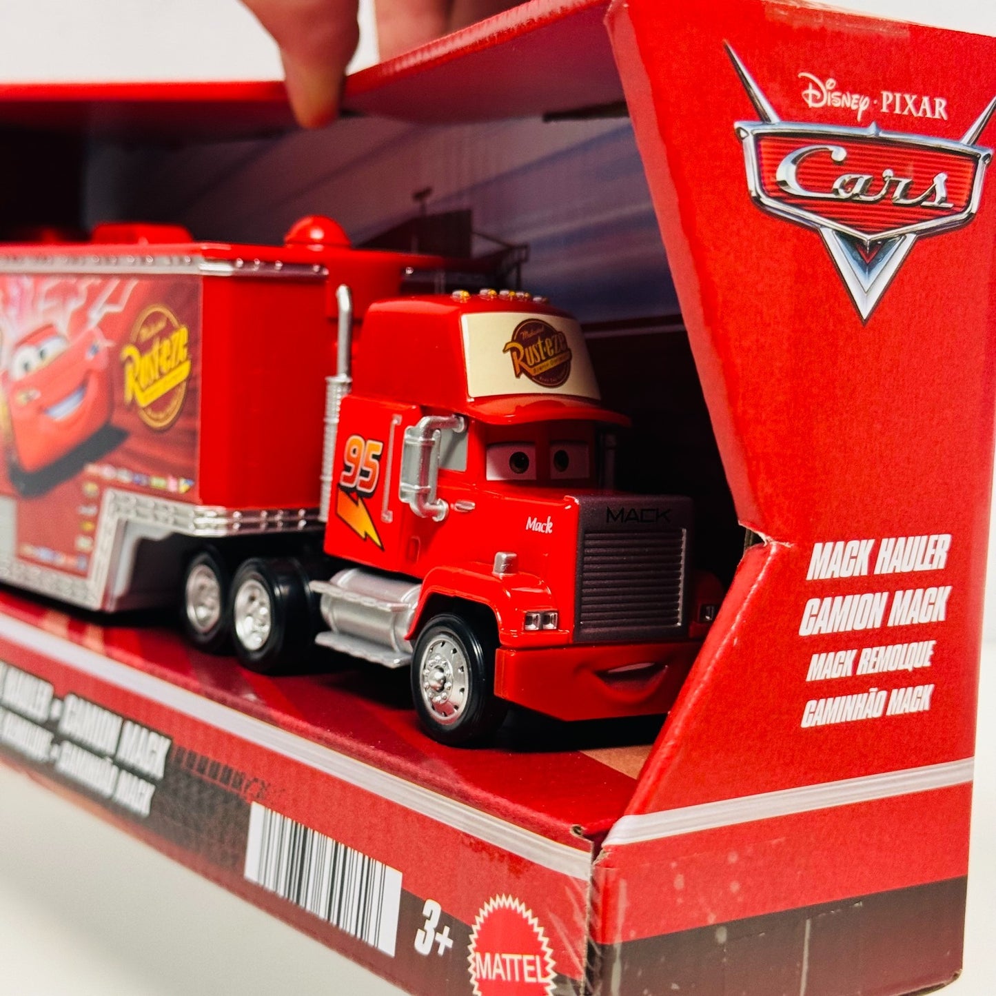 Disney Pixar Cars - CARS 1 MACK HAULER COLLECTION Truck & Trailer - 1:55 Diecast