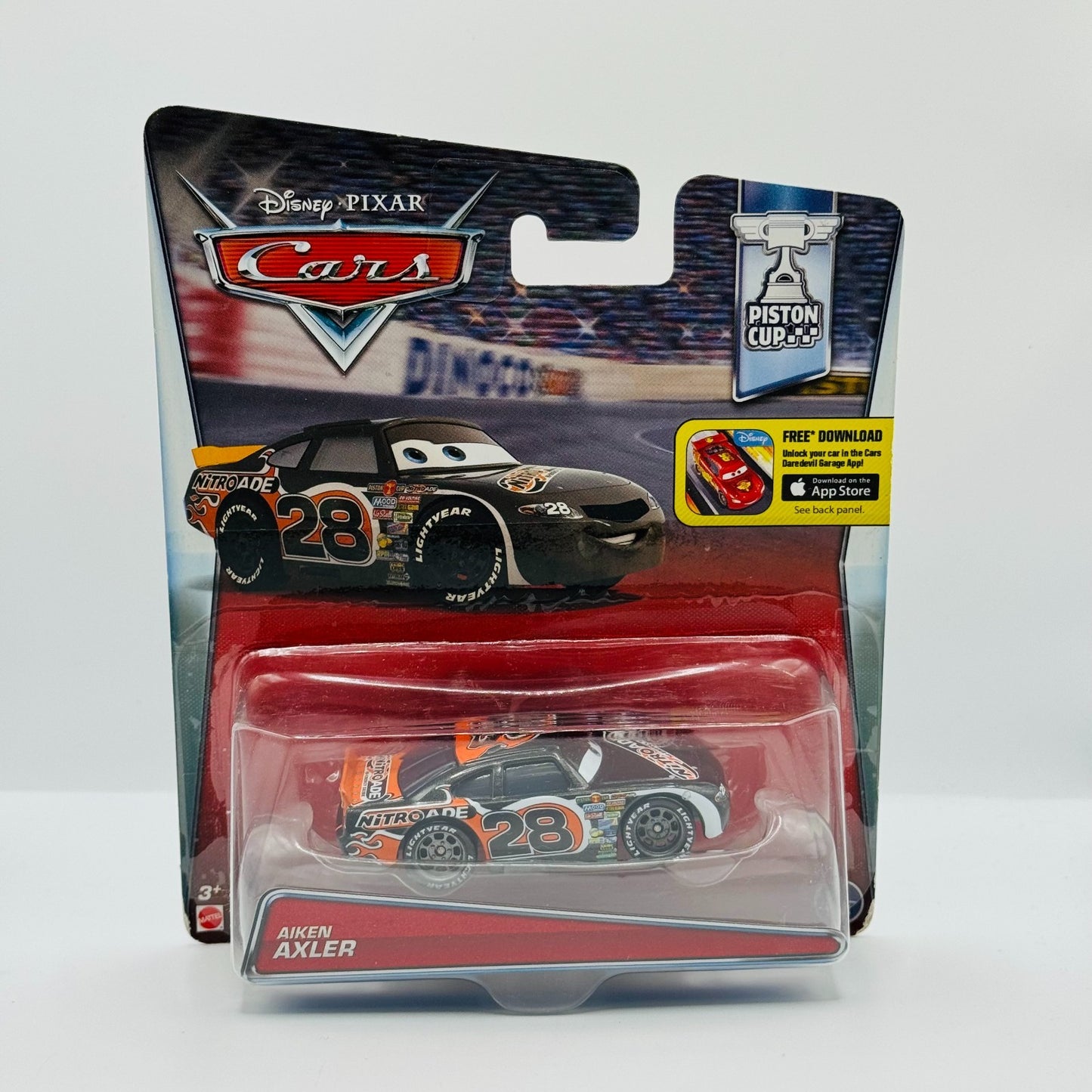 Disney Pixar Cars - NITROADE AIKEN AXLER Piston Cup 2016 - 1:55 Diecast