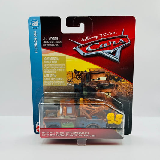 Disney Pixar Cars - MATER WITH #95 HAT Florida 500 2018 - 1:55 Diecast