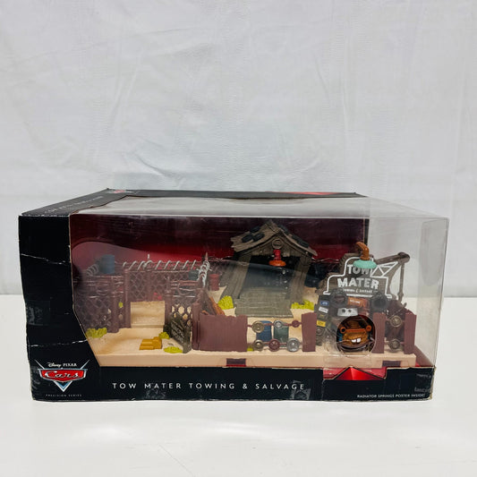 Disney Pixar Cars PRECISION SERIES TOW MATER TOWING & SALVAGE YARD 1:55 Diecast
