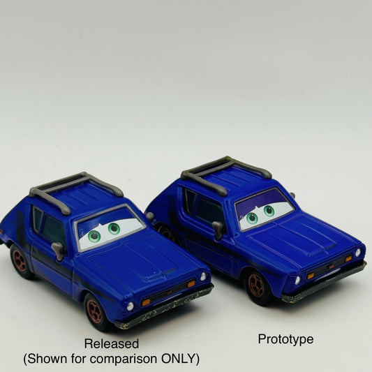 Disney Pixar Cars - SEGMENTED DON CRUMLIN Pre-Production Prototype -1:55 Diecast