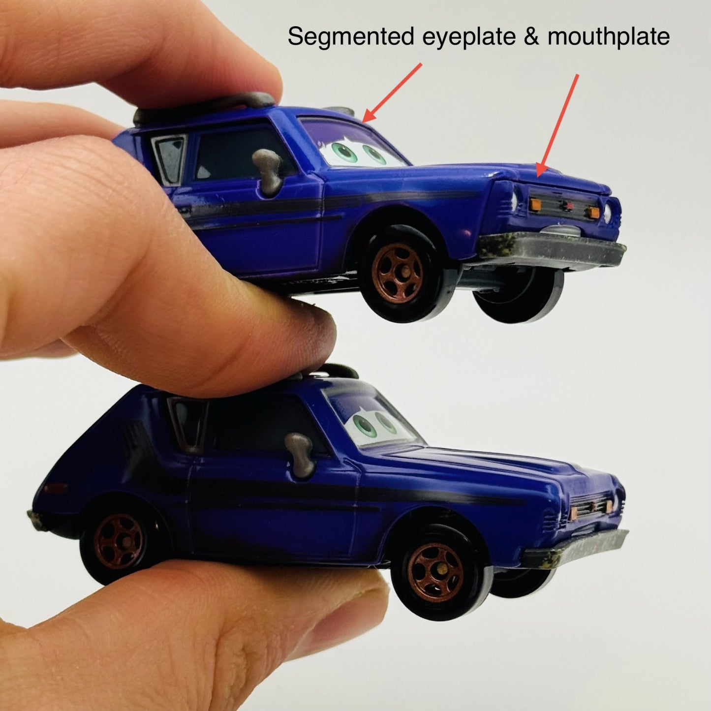 Disney Pixar Cars - SEGMENTED DON CRUMLIN Pre-Production Prototype -1:55 Diecast