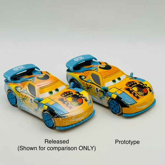 Disney Pixar Cars - ICE RACER MIGUEL Pre-Production Prototype - 1:55 Diecast