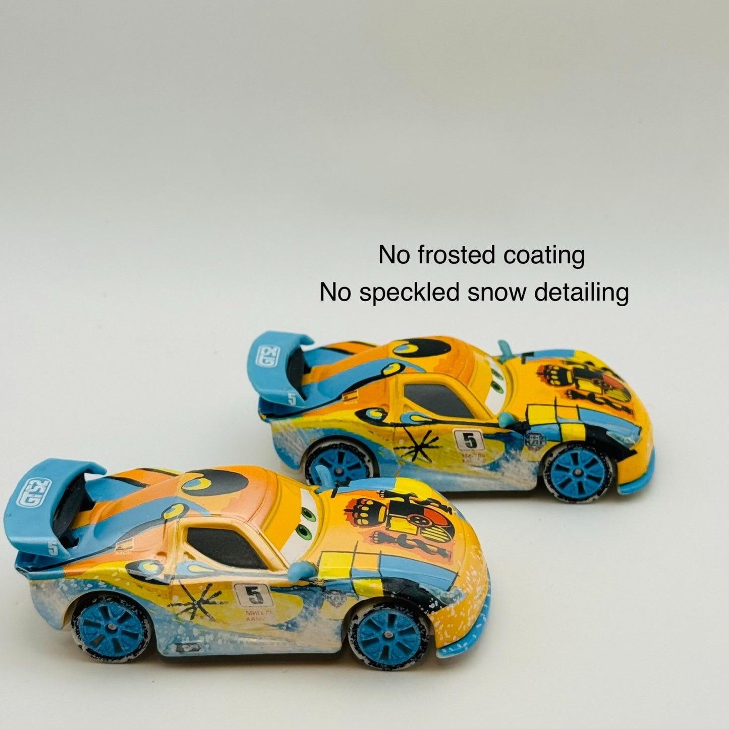 Disney Pixar Cars - ICE RACER MIGUEL Pre-Production Prototype - 1:55 Diecast