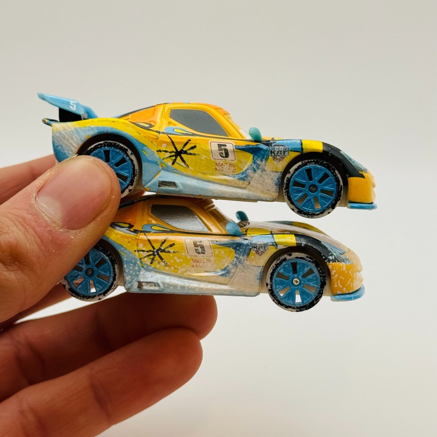 Disney Pixar Cars - ICE RACER MIGUEL Pre-Production Prototype - 1:55 Diecast