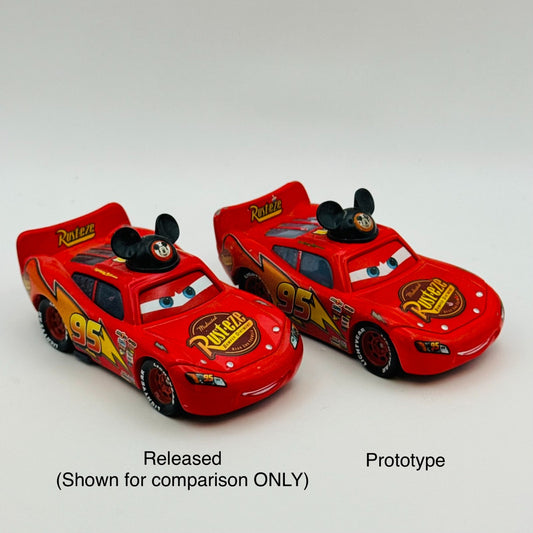 Disney Pixar Cars - MICKEY MCQUEEN Pre-Production Prototype - 1:55 Diecast