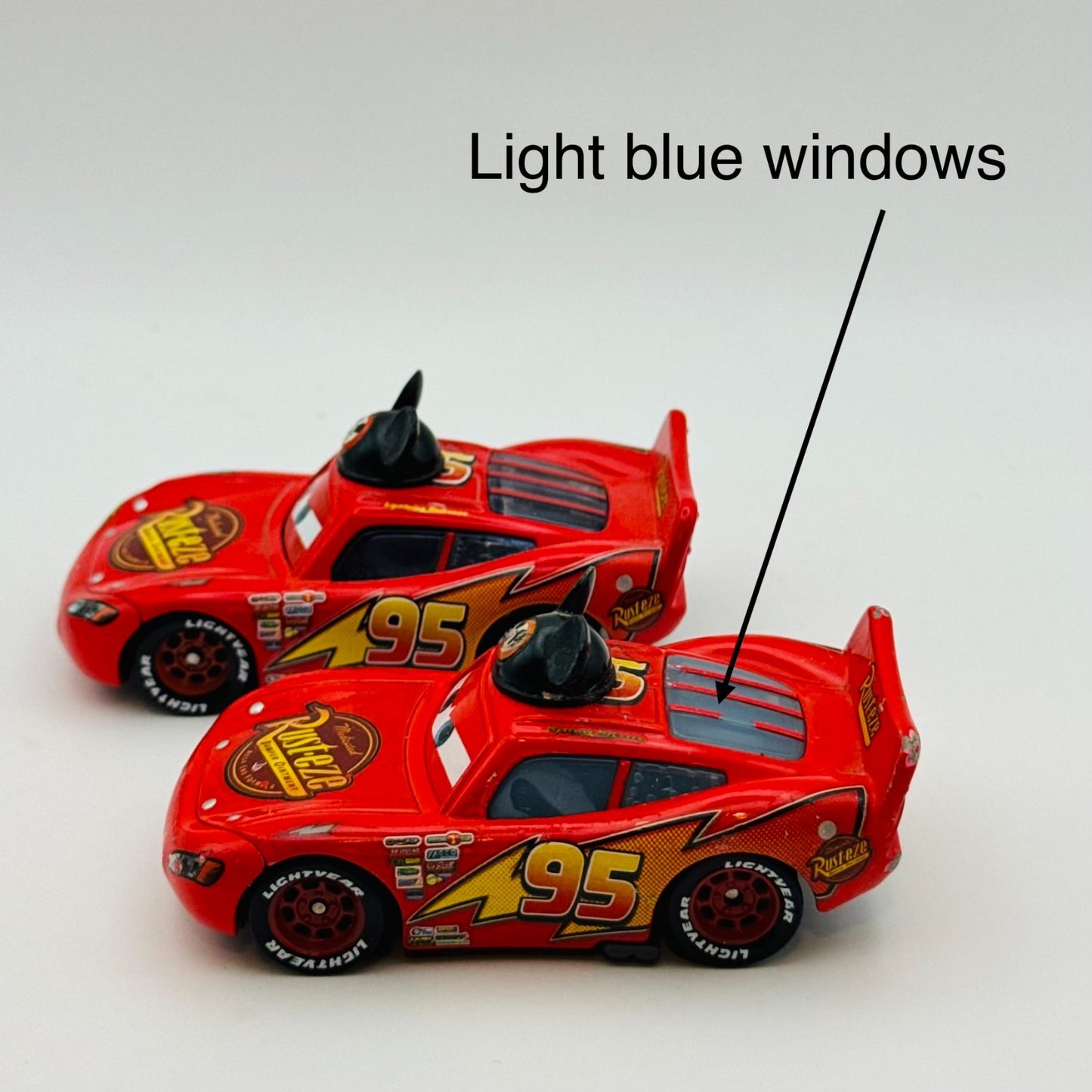 Disney Pixar Cars - MICKEY MCQUEEN Pre-Production Prototype - 1:55 Diecast