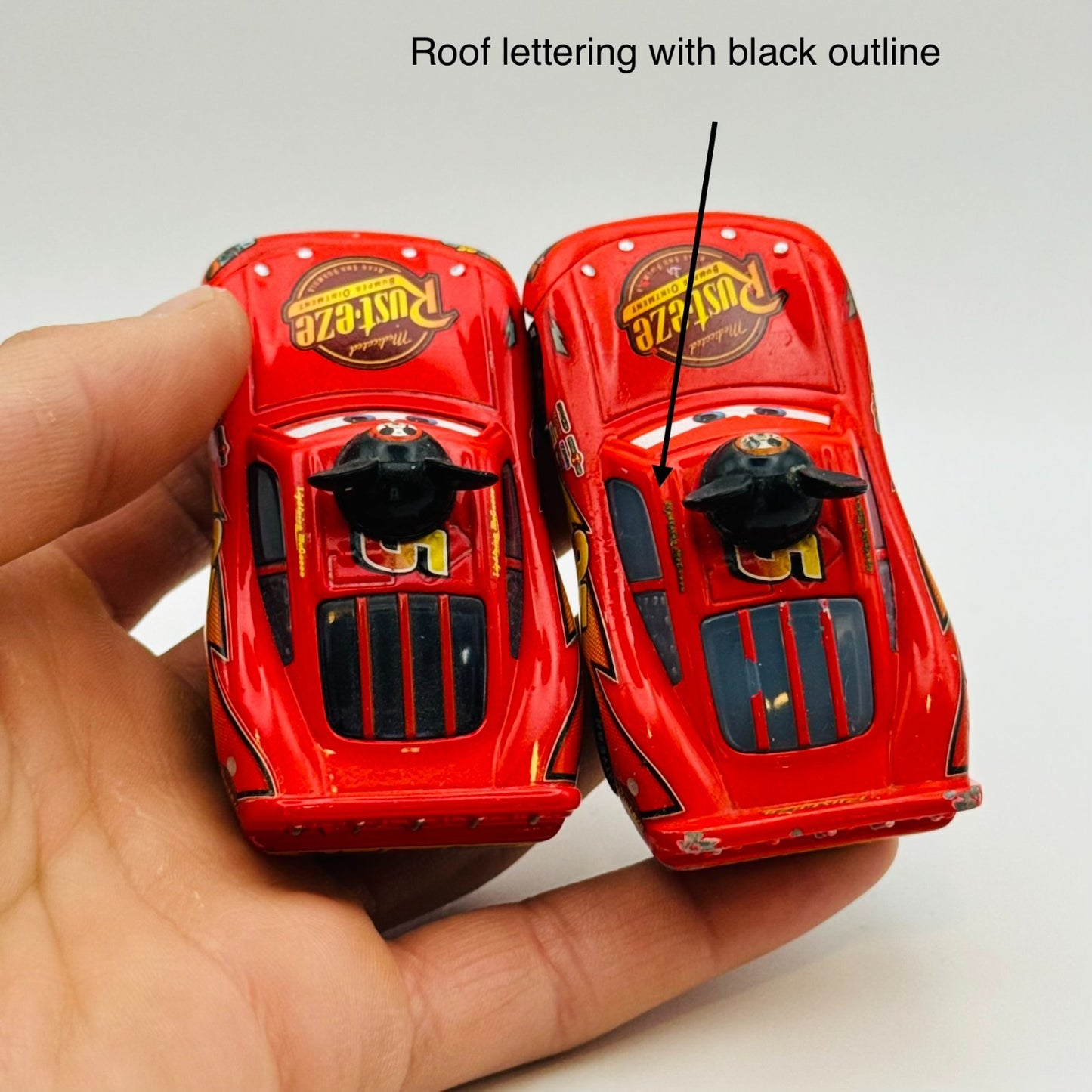 Disney Pixar Cars - MICKEY MCQUEEN Pre-Production Prototype - 1:55 Diecast