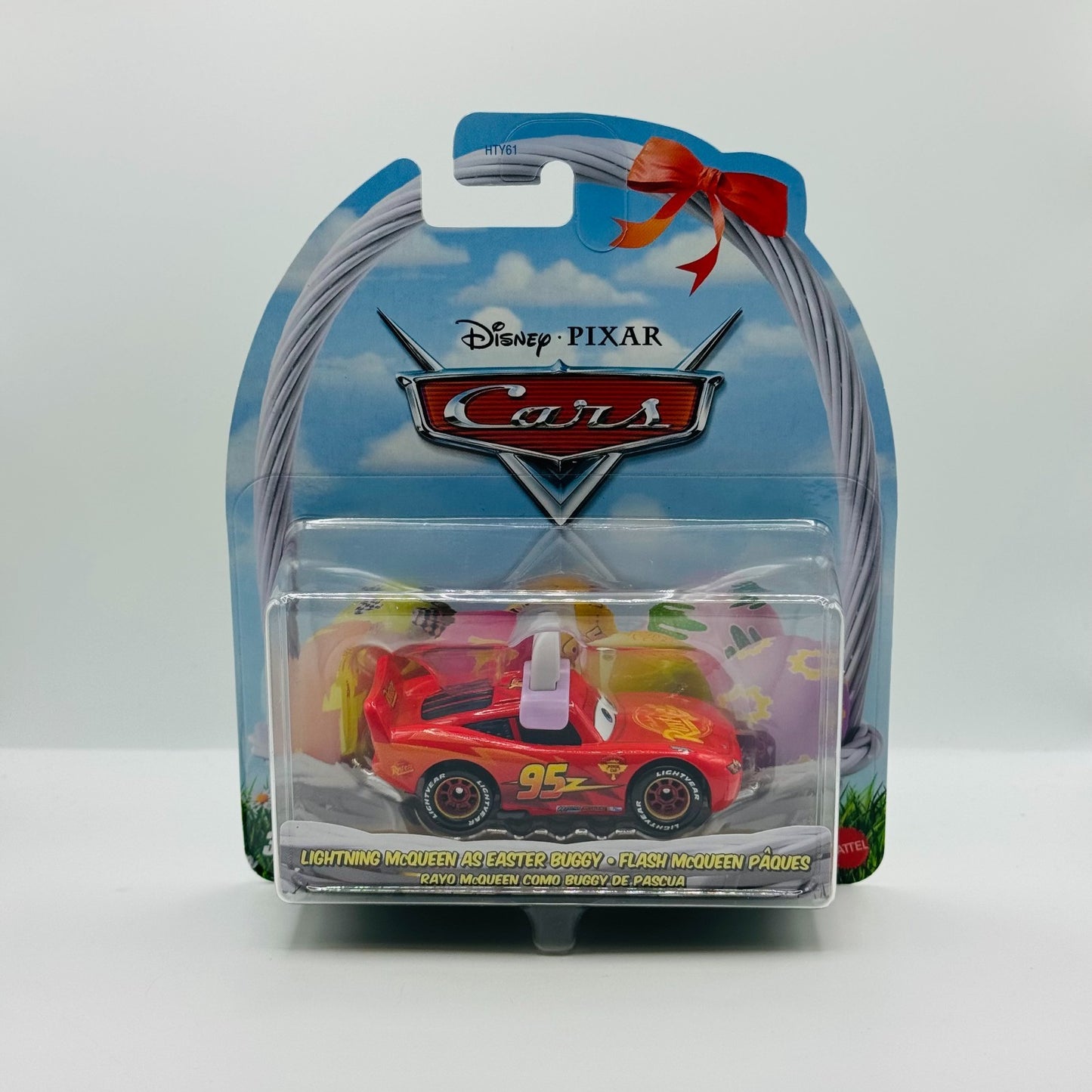 Disney Pixar Cars - LIGHTNING MCQUEEN AS EASTER BUGGY - 1:55 Diecast