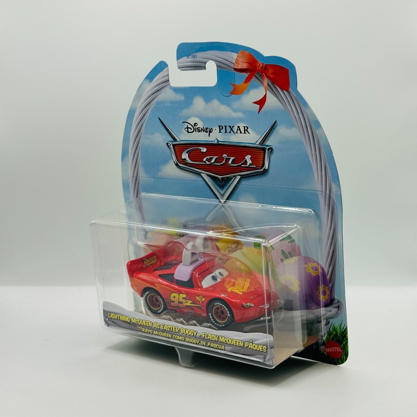 Disney Pixar Cars - LIGHTNING MCQUEEN AS EASTER BUGGY - 1:55 Diecast