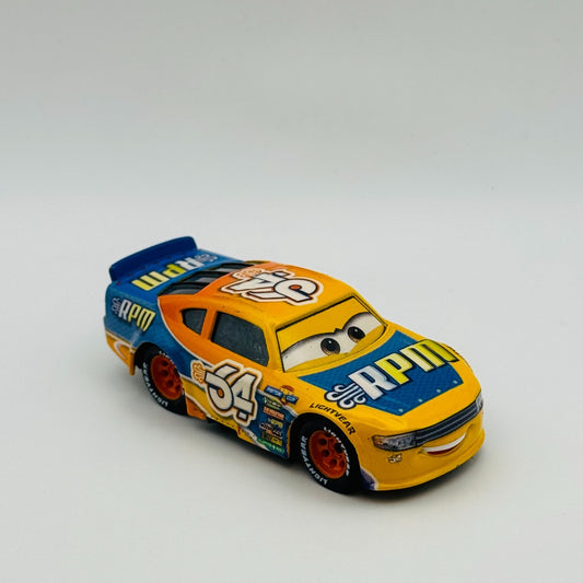 Disney Pixar Cars - BRUCE MILLER RPM Veteran 2022- 1:55 Diecast *NEW OUT OF BOX*