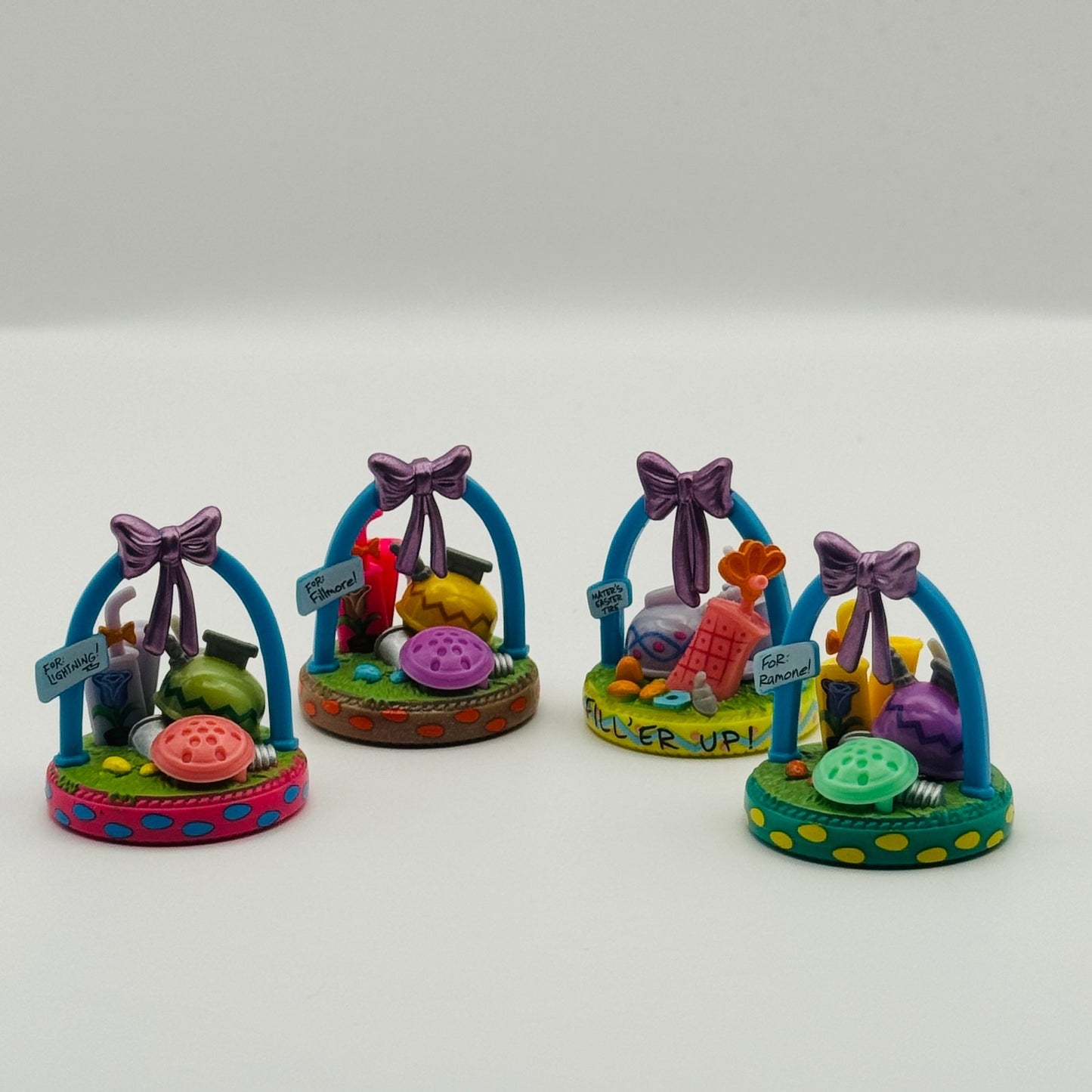 Disney Pixar Cars - EASTER TIRE BASKETS SET OF 4 2017 - 1:55 Diecast