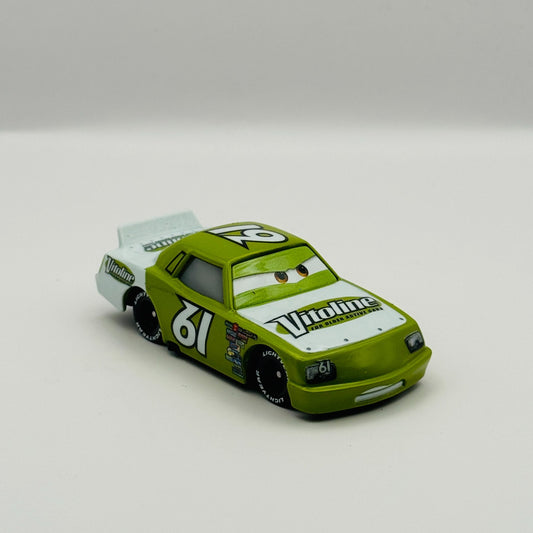 Disney Pixar Cars - JAMES CLEANAIR VITOLINE Rubber Tires Piston Cup 1:55 Diecast