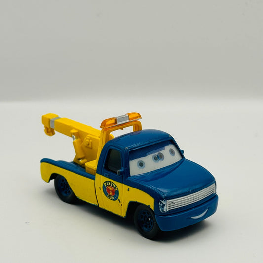 Disney Pixar Cars - LENTICULAR RACE TOW TRUCK TOM Eyes Change - 1:55 Diecast