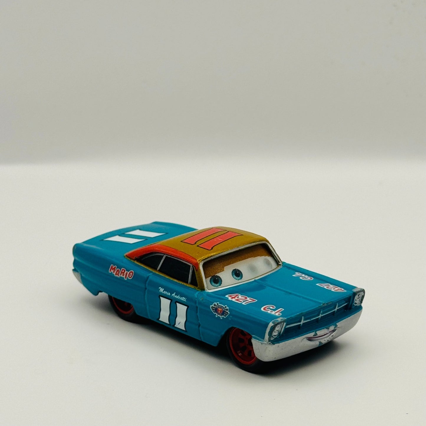 Disney Pixar Cars - MARIO ANDRETTI LENTICULAR My Eyes Change - 1:55 Diecast