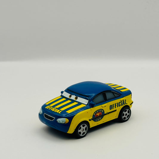 Disney Pixar Cars - RACE OFFICIAL TOM - 1:55 Diecast
