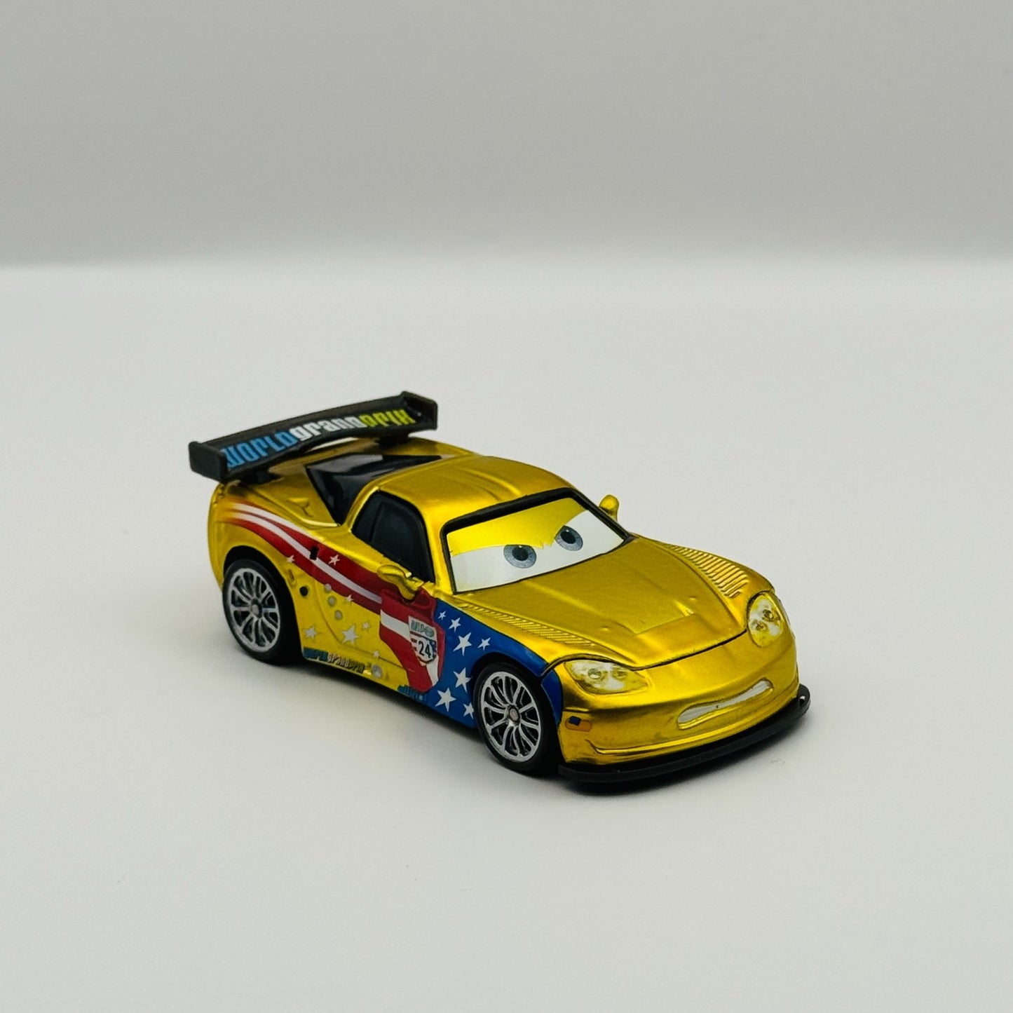 Disney Pixar Cars - JEFF GORVETTE WITH METALLIC FINISH TOYS R US - 1:55 Diecast