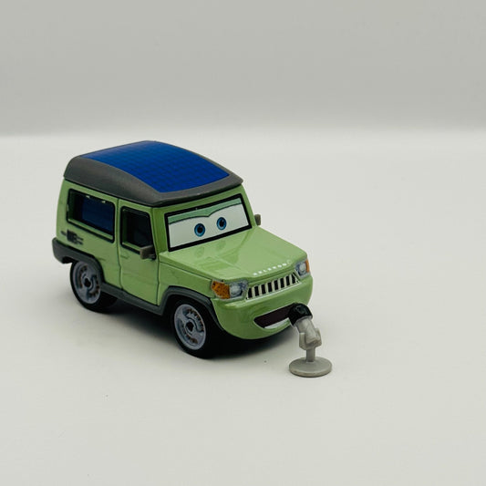 Disney Pixar Cars - MILES AXLEROD WITH MICROPHONE Tokyo Party - 1:55 Diecast