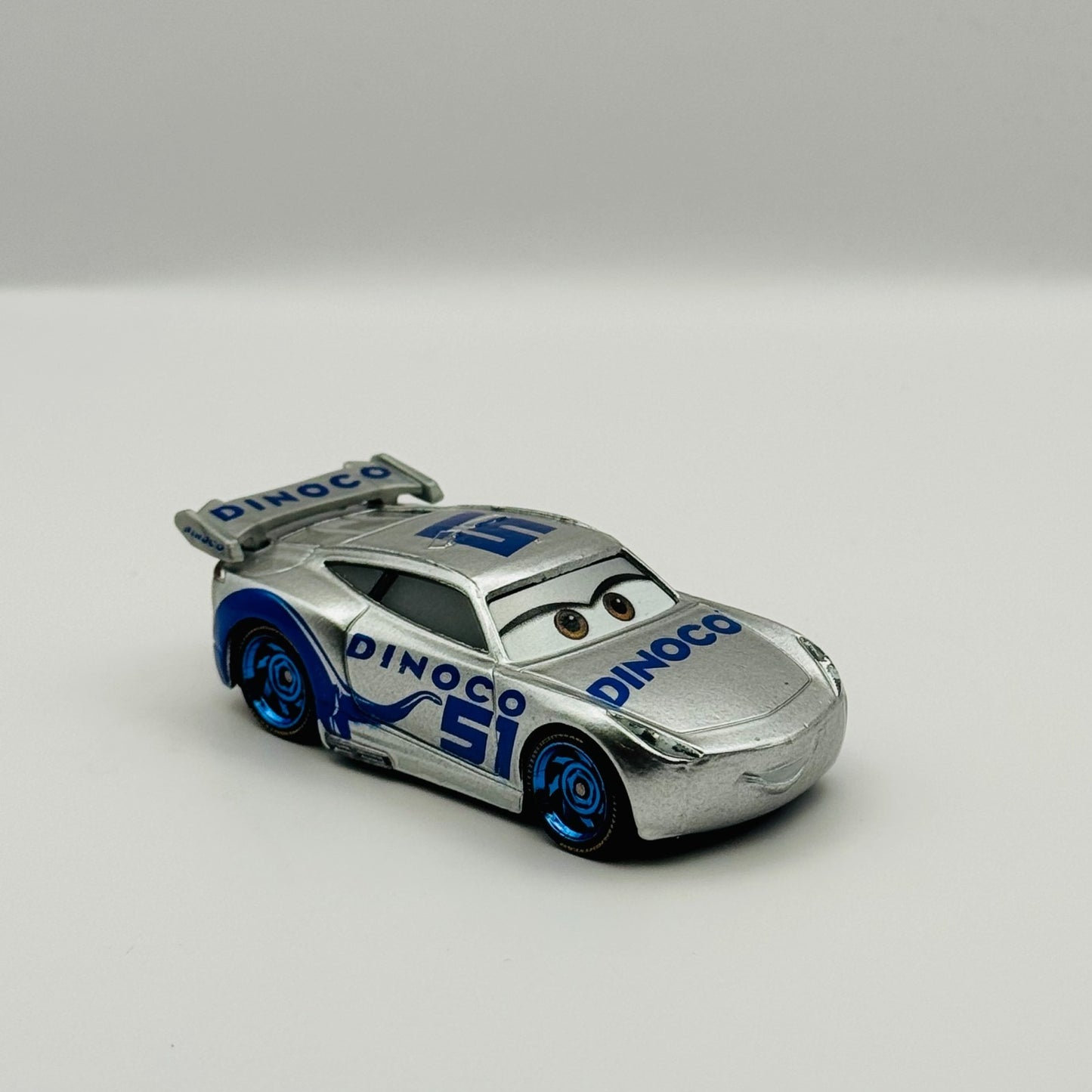 Disney Pixar Cars - METALLIC SILVER DINOCO CRUZ Scavenger Hunt - 1:55 Diecast