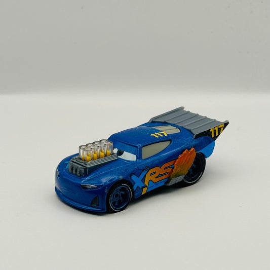 Disney Pixar Cars - XRS DRAG RACING LIL' TORQUEY PISTONS SPIKEY - 1:55 Diecast
