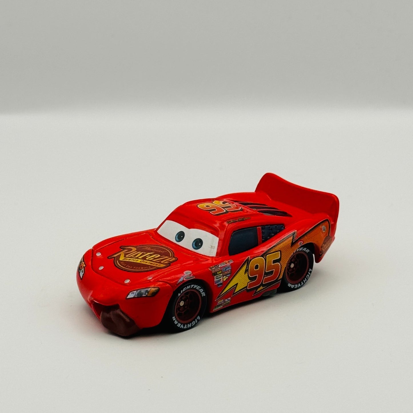 Disney Pixar Cars - TONGUE LIGHTNING MCQUEEN Supercharged 2007 - 1:55 Diecast
